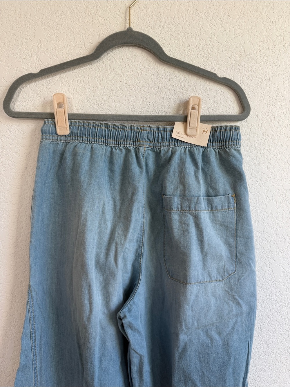 Altar'd State Light Blue Wide Leg Pants - Picture 5 of 6
